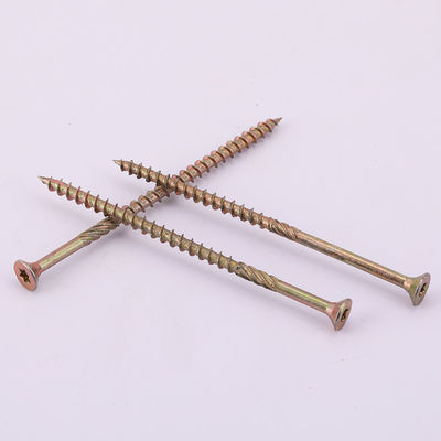 CALIDAD  Yellow Zinc Torx Drive Chipboard Screw Double Countersunk Head Chipboard Screw fábrica